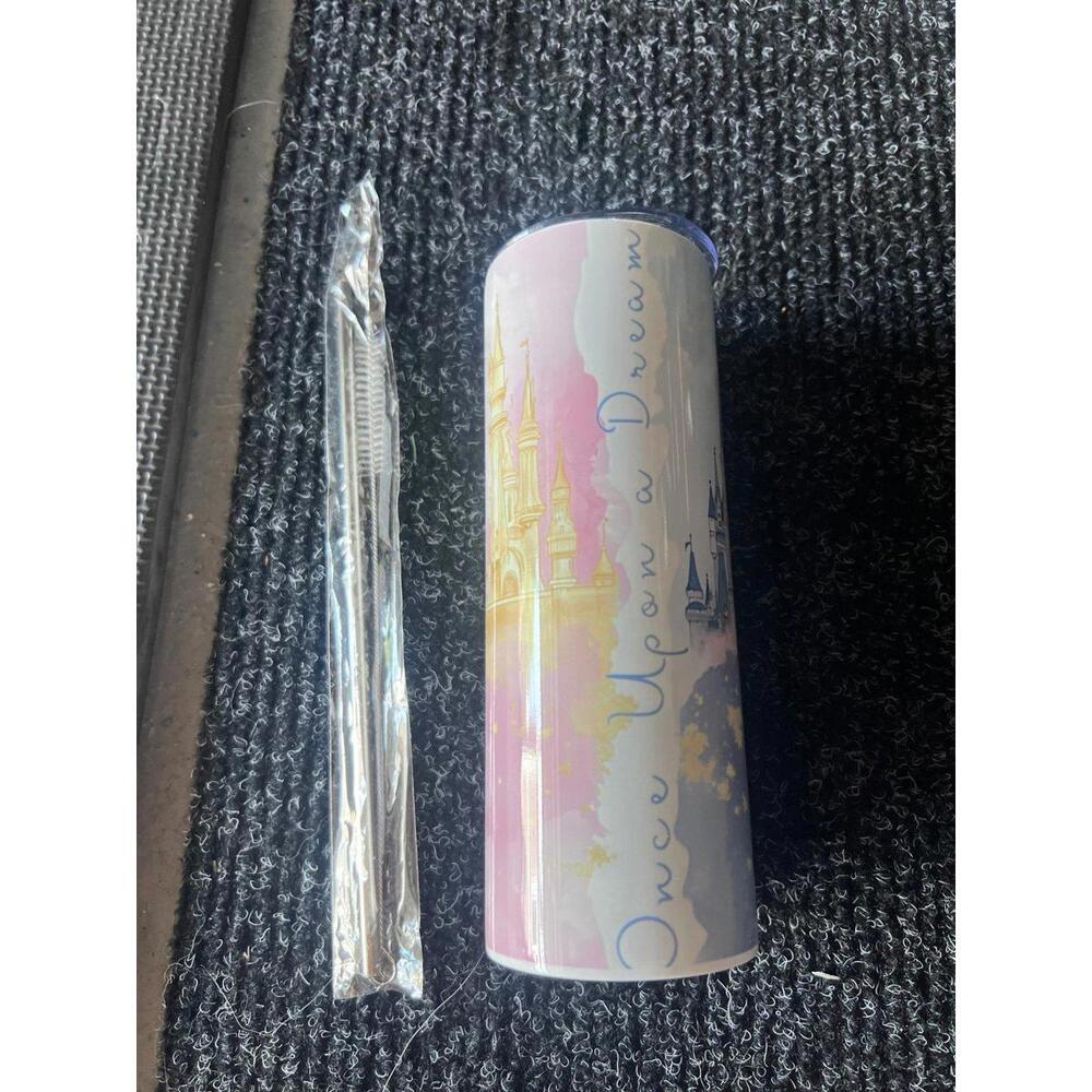 20 oz stainless steel tumbler with lid and straw